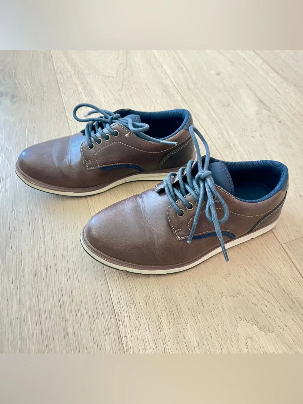 Mix No. 6 boys Brown Leather Lace-Up Shoes